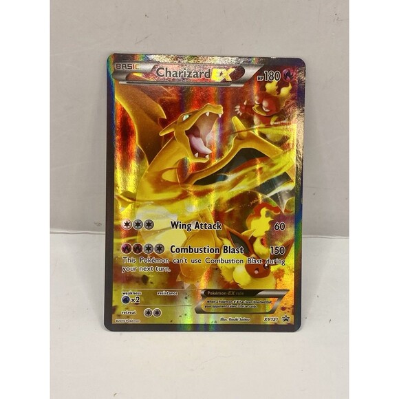 Pokémon TCG Charizard-EX XY121 Holo Promo Pokemon Authentic - Picture 1 of 2